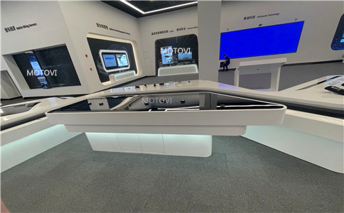 摩拓為物體互動識別桌應用比亞迪汽車數(shù)字展廳_展示比亞迪汽車展廳展示產品等的魅力