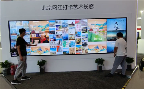 展示多媒體交互技術(shù)_搭載長幅顯示系統(tǒng)的超高清拼接屏與藝術(shù)的契合
