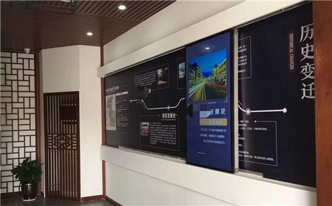 滑軌屏應用于數(shù)字展廳設計